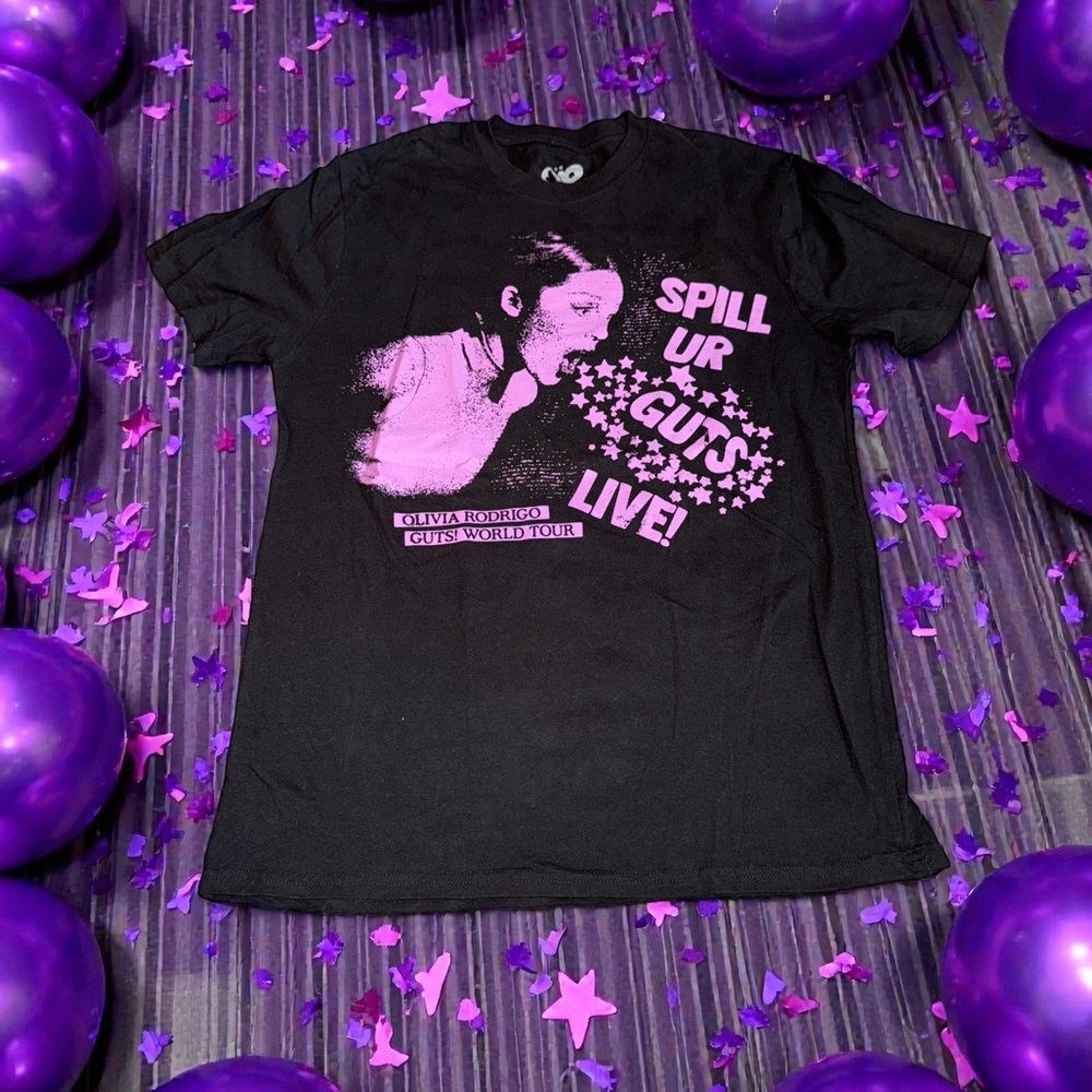 Olivia Rodrigo T Shirt (M) Spill Ur Guts